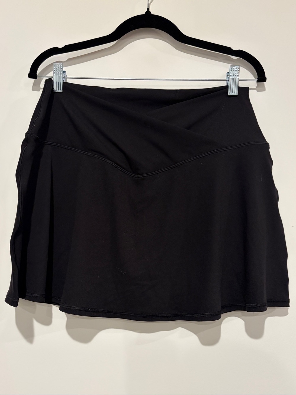 Aerie Size XL Black OFFLINE Real Me Crossover Flowy Tennis Skort Skirt Built-In